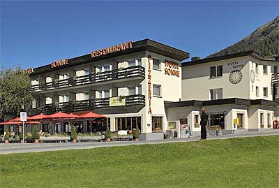 Innradweg: Hotel Sonne St. Moritz