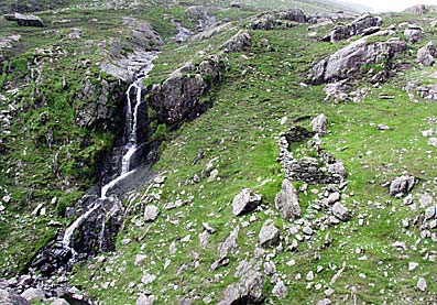 Wasserfälle auf dem Weg zm Healy Pass