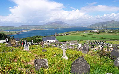 Atemberaubender Blick vom Friedhof