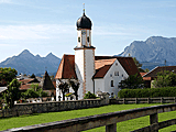 Die Jakobskirche in Wallgau