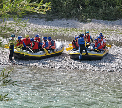 Wildwasserfahrer bei Lengries