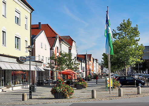 Stadtplatz in Plattling