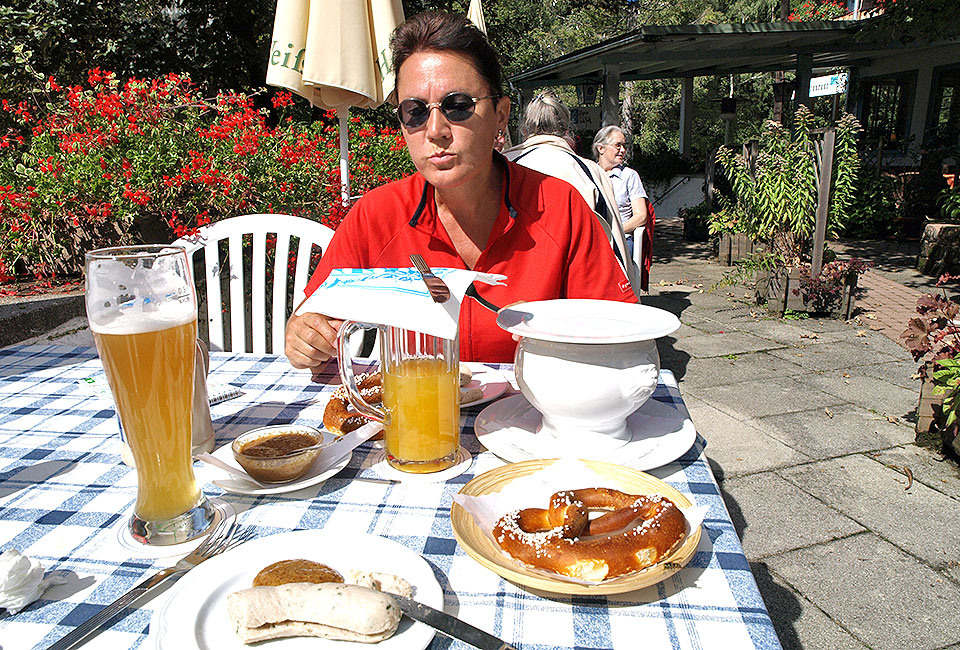 Brotzeit in Fall