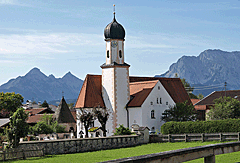 Die Jakobskirche in Wallgau