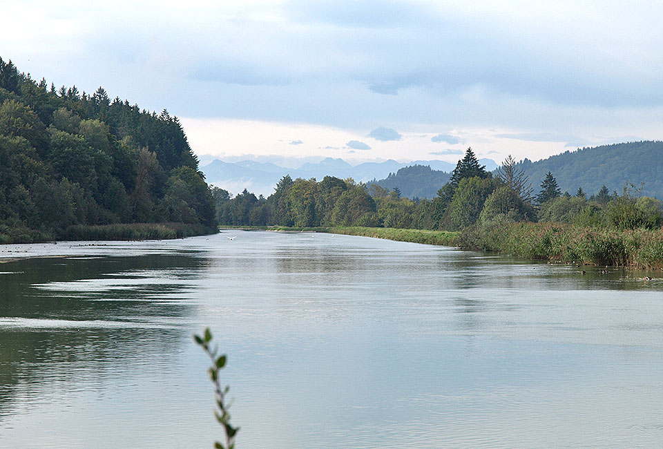 Blick in Richtung Alpen