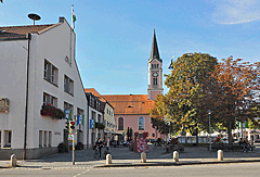 Stadtplatz in Plattling