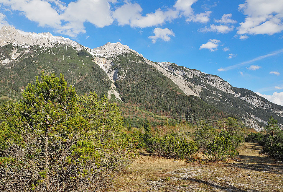 Blick aufs Karwendelgebirge