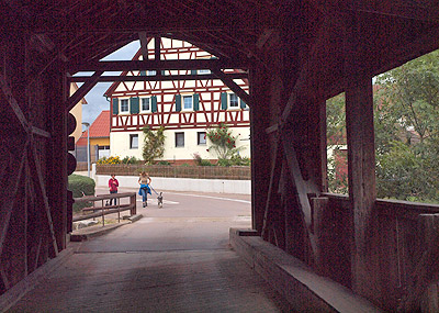 Holzbrücke bei Kleinaltdorf