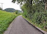 Idyllischer Radweg