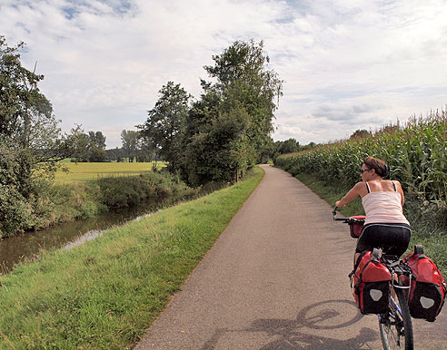 Radweg an der Jagst