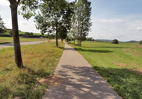 Radweg nach Jagstheim