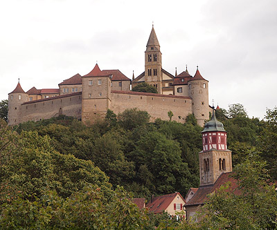 Blick auf die Comburg