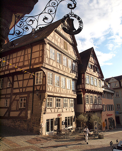 Sehr schöne Fachwerkbauten in Schwäbisch Hall 