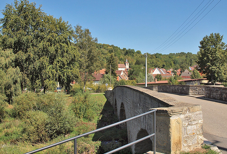 Jagstbrücke vor Olnhausen