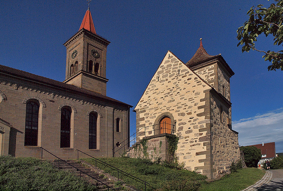 Kirchenblick in Westheim