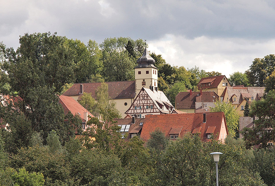 SBlick auf die Stadt Forchtenberg