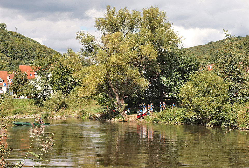 Bootseinstieg bei Weißbach