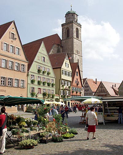 Am Gaulsweiher vor der Stadt Dinkelsbühl