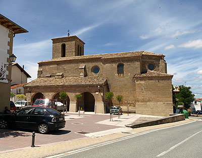 Die Kirche in Astrain