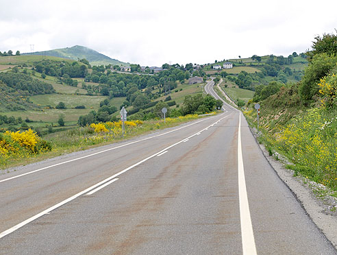 Beim "Alto de San Roque" Pass mit 1270 Metern Höhe