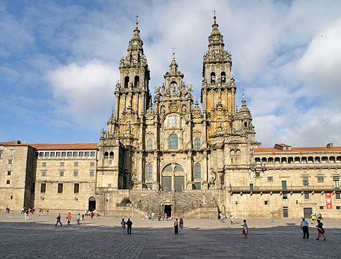 Begrüßungsbild an der Kathedrale