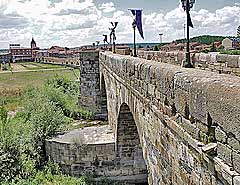 Brücke über den Orbigo