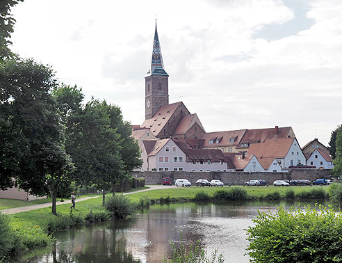 Blick auf die Stadt Wolframs-Eschenbach