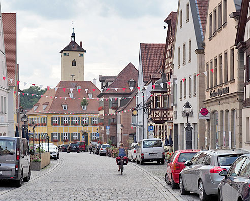 Historische Hauptstraße in Windsbach