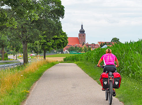 Radweg nach Merkendorf