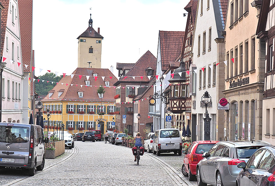 Historische Hauptstraße in Windsbach