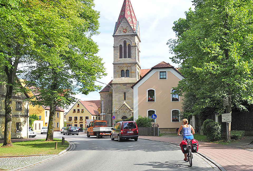 Ortsmitte in Neuendettelsau
