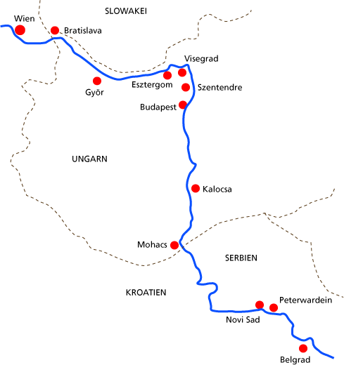 Donauradweg zwischen Fridingen und Sigmaringen