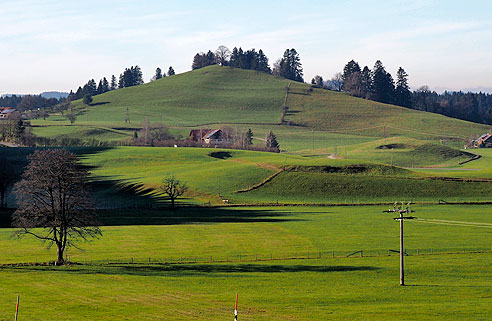 Hügelige Landschaft