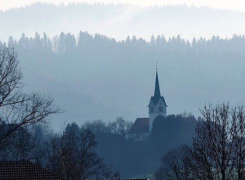 Blick auf Opfenbach