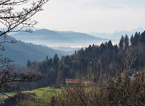 Blick ins Weissachtal