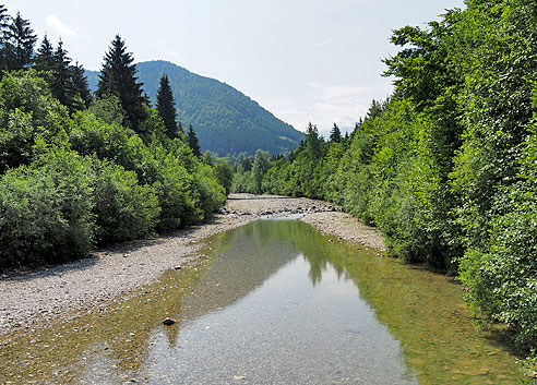 
Der Fluss Halblech