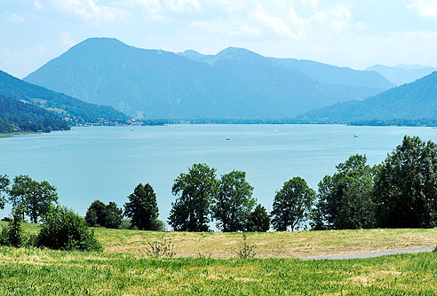 Blick auf den Tegernsee