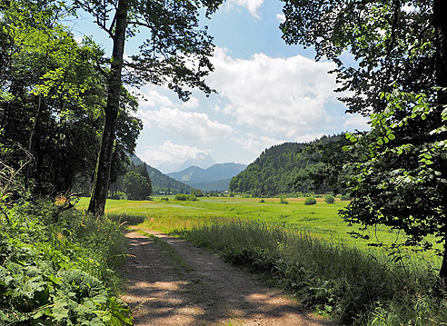 Schöne Aussicht auf die Berge