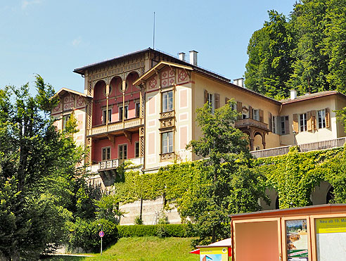 Blick ins Tal in Berchtesgaden