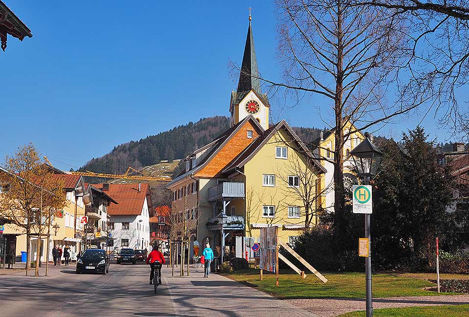 Hauptstraße in Oberstaufen