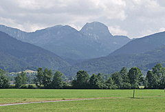Blick auf Wendelsteingebirge