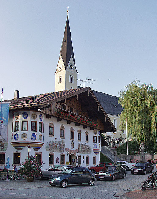 Bei der Kirche in Bernau