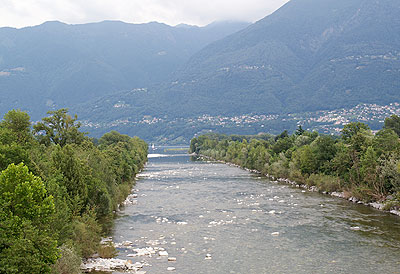 Ascona Brücke über den Ticino