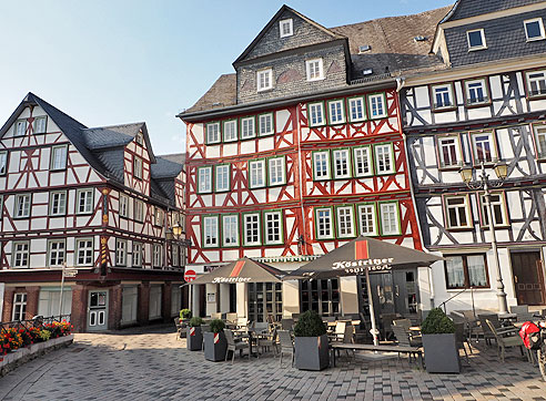 Historische Fachwerkhäuser in Wetzlar