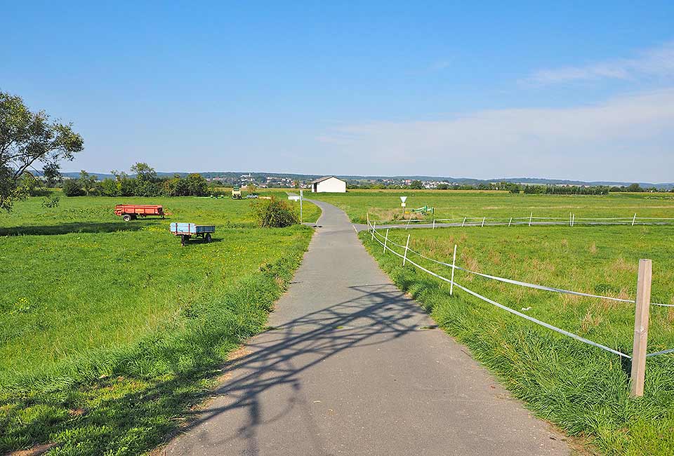 Gut ausgebaute Radwege Gut ausgebaute Radwege