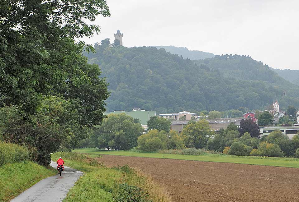 Radweg vor Nassau Radweg vor Nassau