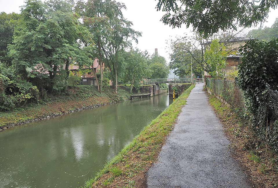 Historische Schleuse in Nievern Historische Schleuse in Nievern