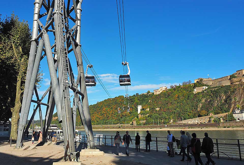 Seilbahn nach Ehrenbreitstein Seilbahn nach Ehrenbreitstein