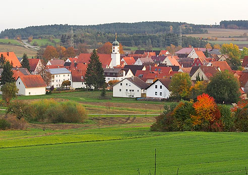 Blick auf Hayingen
