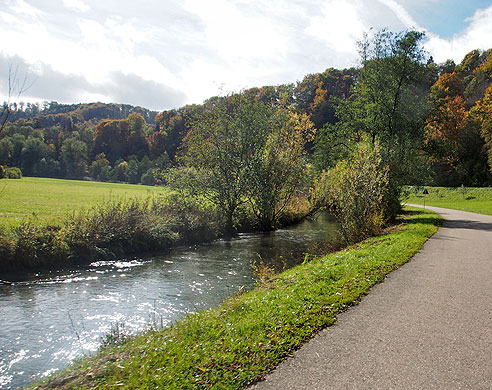 Radweg an der Lauter